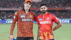 SRH captain Pat Cummins and PBKS skipper Shreyas Iyer
