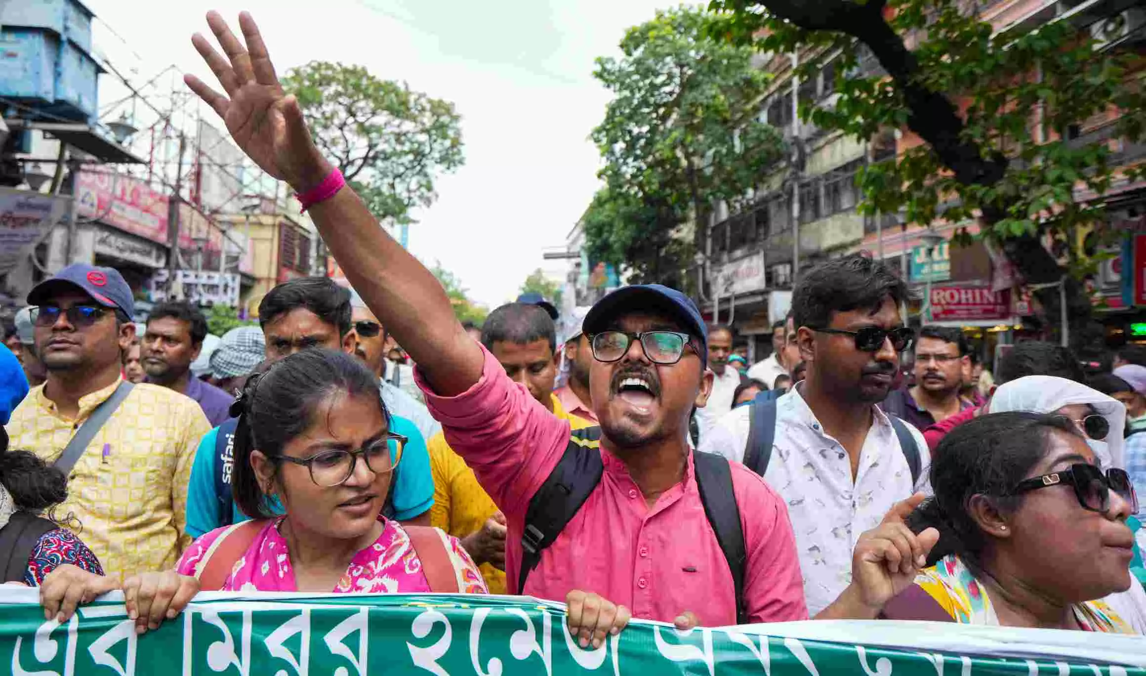 Teachers strike, Kolkata