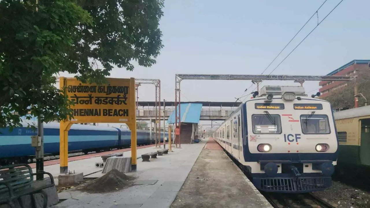 Chennais first ever AC EMU train service