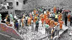 Delhi building collapse