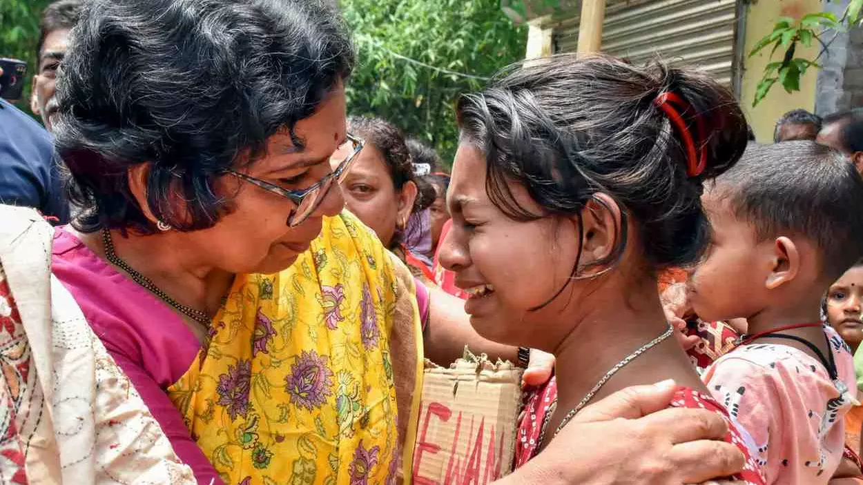 National Commission for Women (NCW) Chairperson Vijaya Rahatkar, Murshidabad