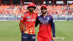Captains Shreyas Iyer of PBKS and Rajat Patidar (RCB)