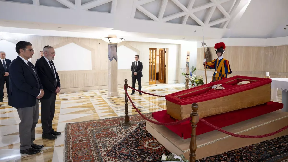 Ceremony to shift Pope Francis body to St Peters Basilica for public viewing begins