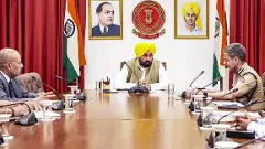 Punjab CM Bhagwant Mann in security meeting