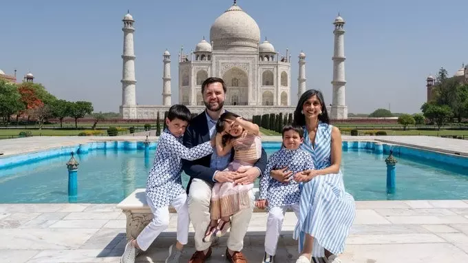 US Vice-President Vance leaves for Washington from Jaipur US Vice-President Vance leaves for Washington from Jaipur