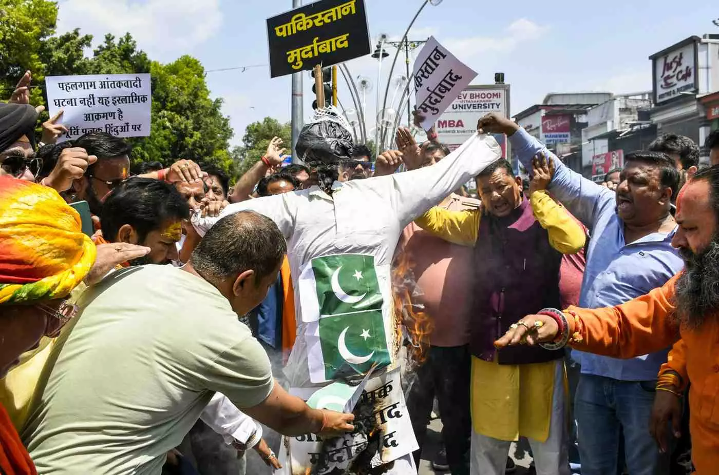 Pahalgam terrorist attack protest