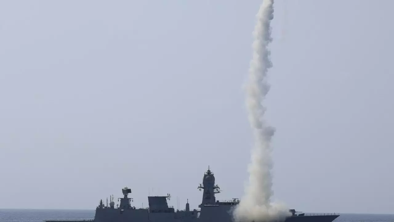 Anytime, anywhere: Indian Navy flexes muscle by firing missiles in Arabian sea