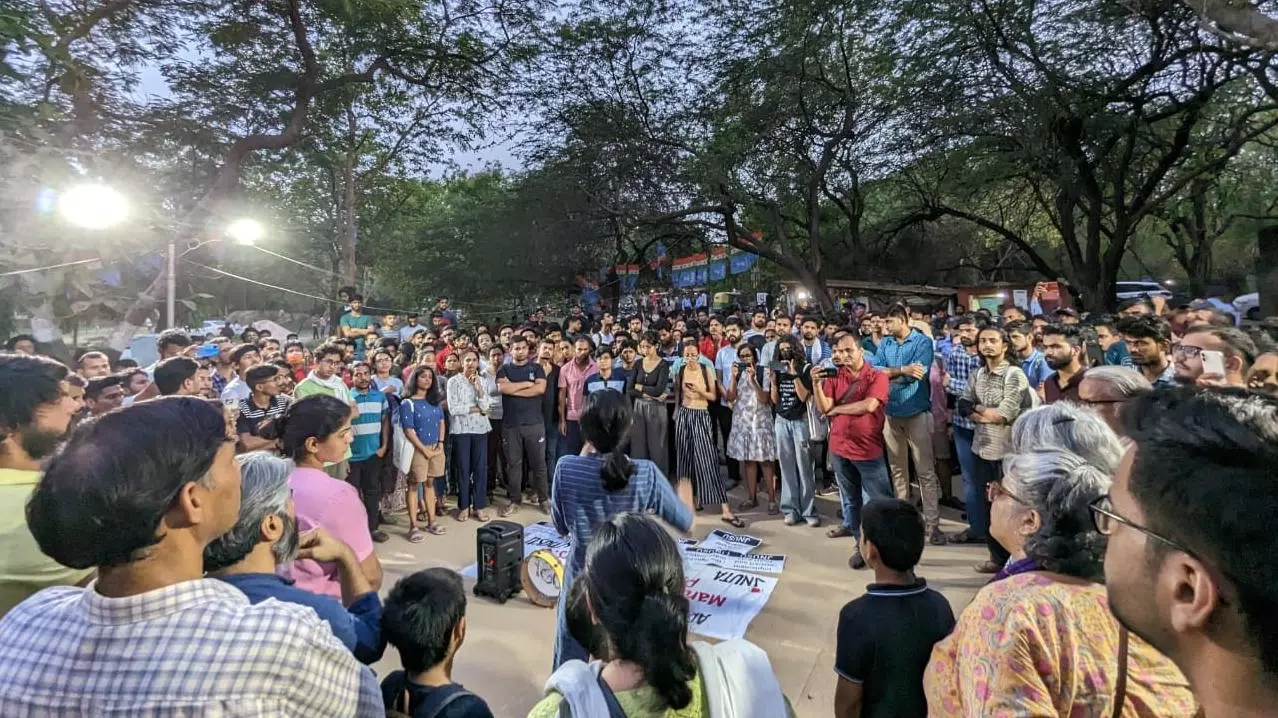 jnu protest