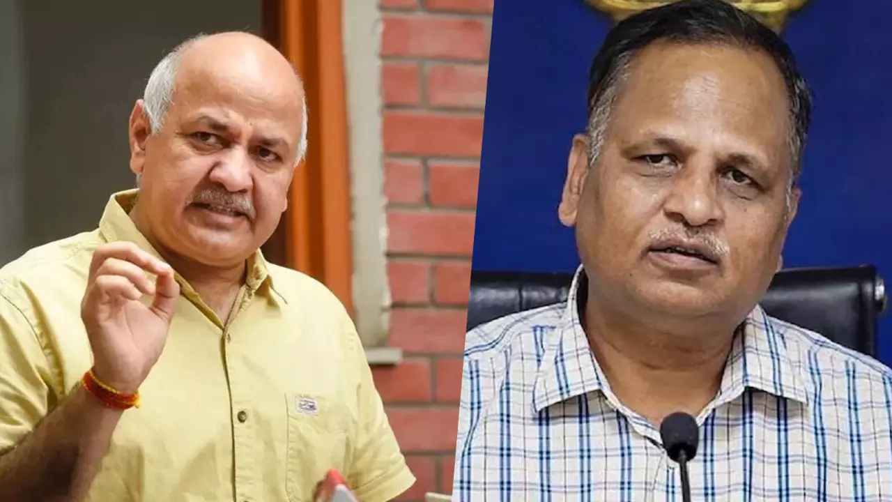 Manish Sisodia and Satyendar Jain