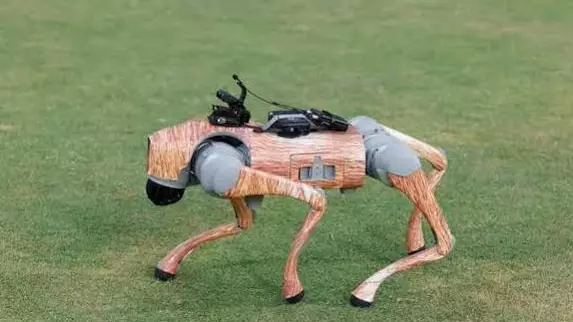 AI robot dog Champak.