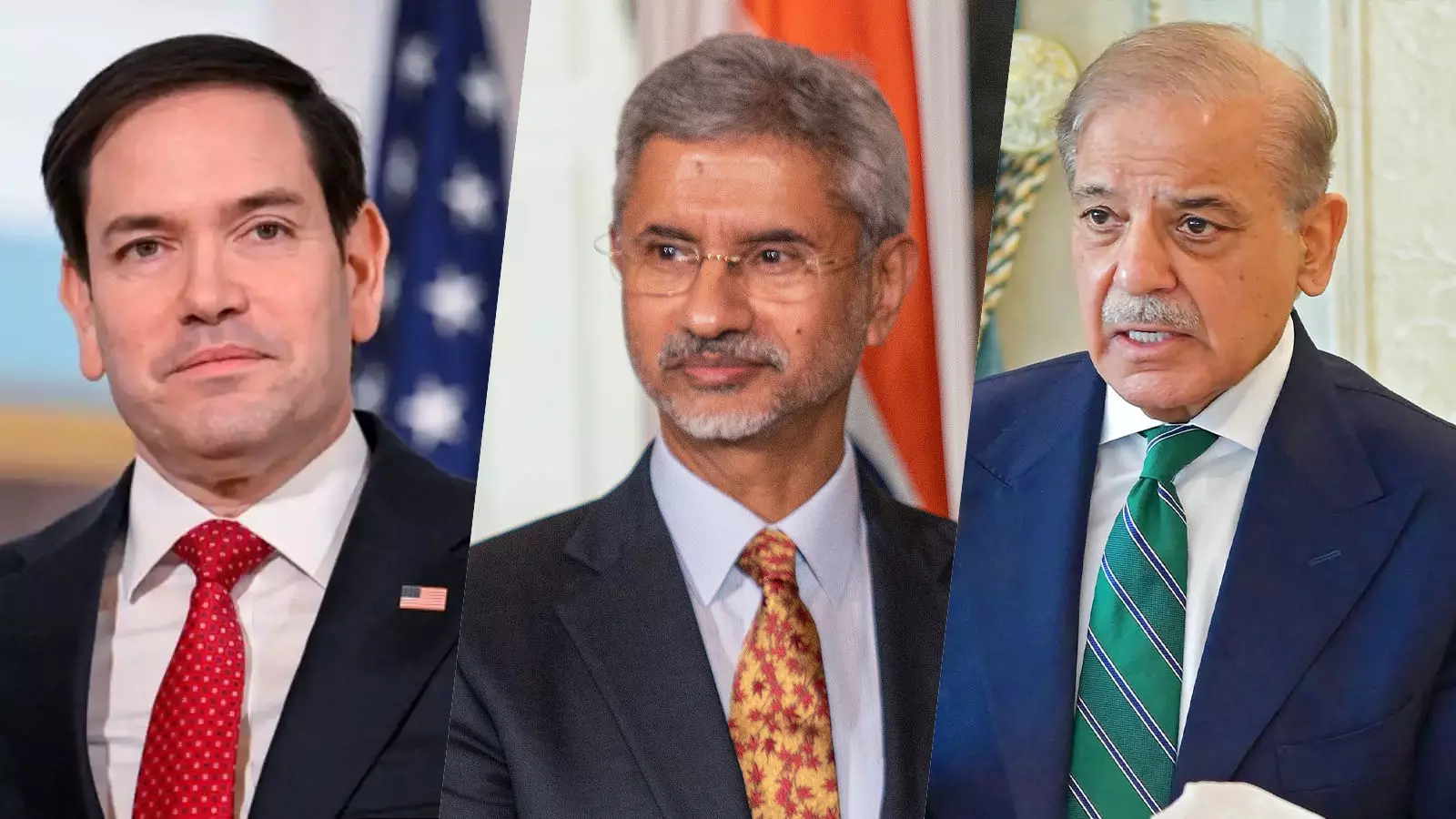 Marco Rubio, S Jaishankar, Shehbaz Sharif Marco Rubio, S Jaishankar, Shehbaz Sharif