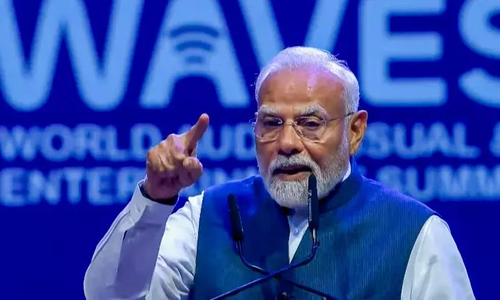Modi at WAVES Modi at WAVES