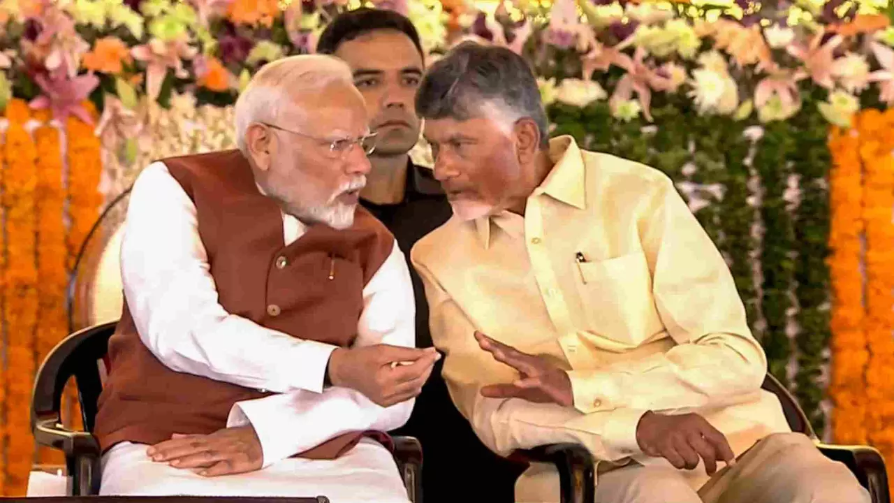 Dream turning into reality: PM Modi dubs Amaravati foundation of Andhras hopes