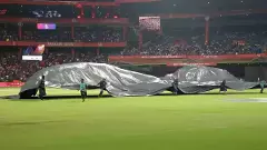 M Chinnaswamy Stadium, Rain