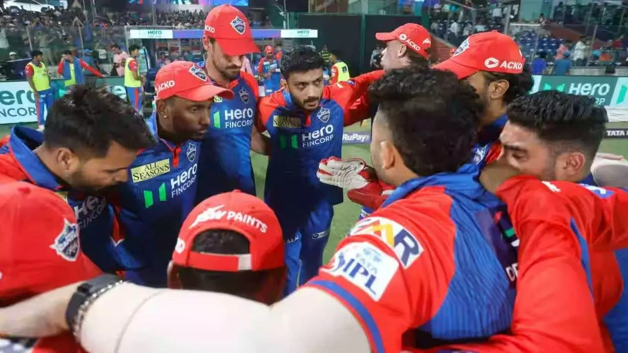 Delhi Capitals players