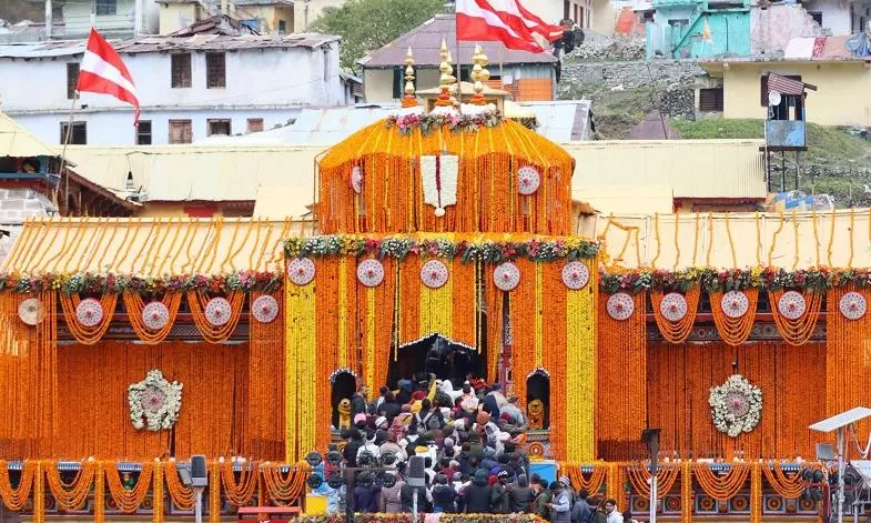Portals of Badrinath open Portals of Badrinath open