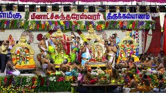 Chithirai festival at the Meenakshi temple in Madurai