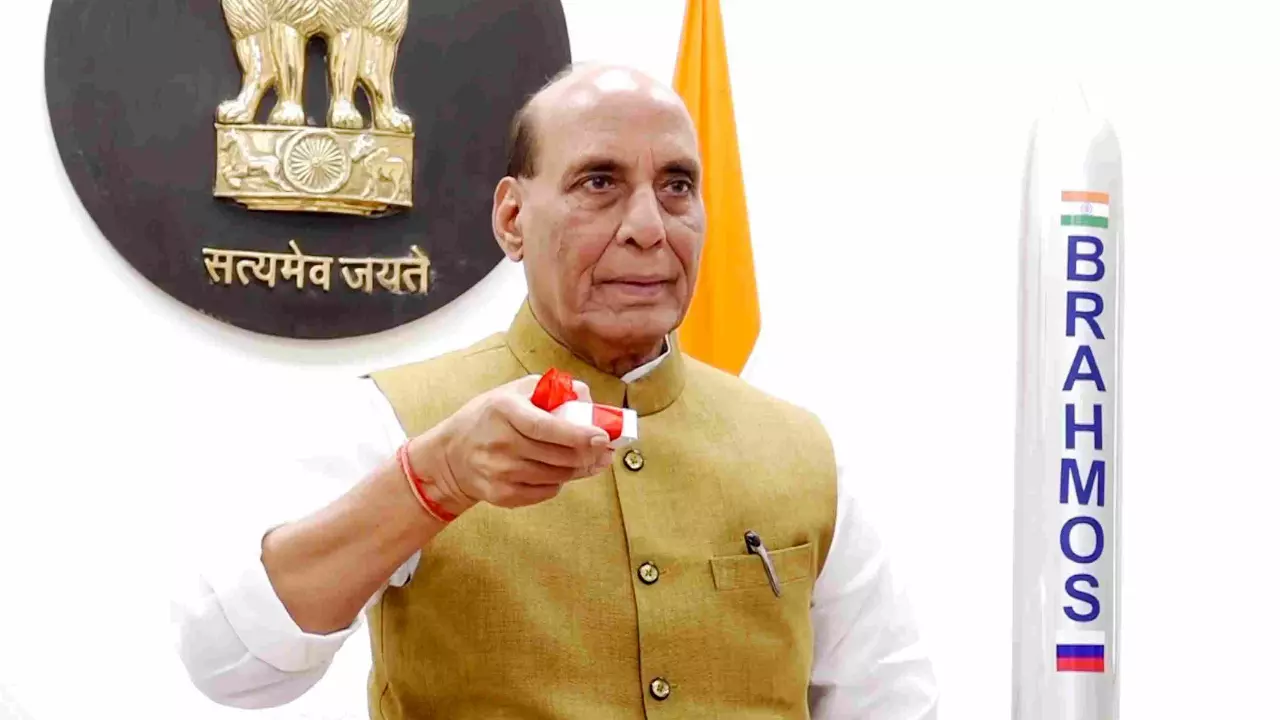 Rajnath inaugurates BrahMos production unit