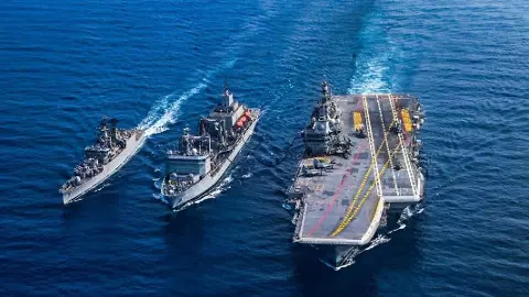 Indian Navy ships in Arabian sea