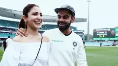 Virat Kohli with his wife Anushka Sharma