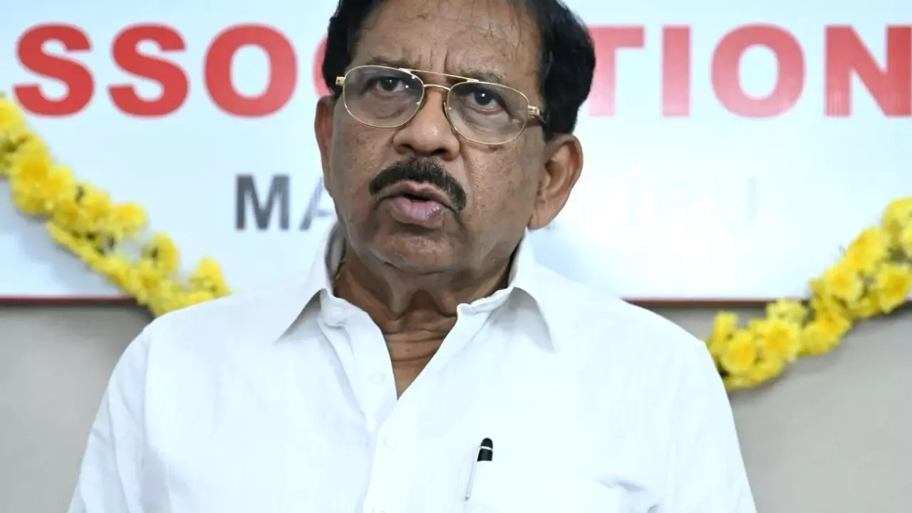 Karnataka Home Minister G Parameshwara