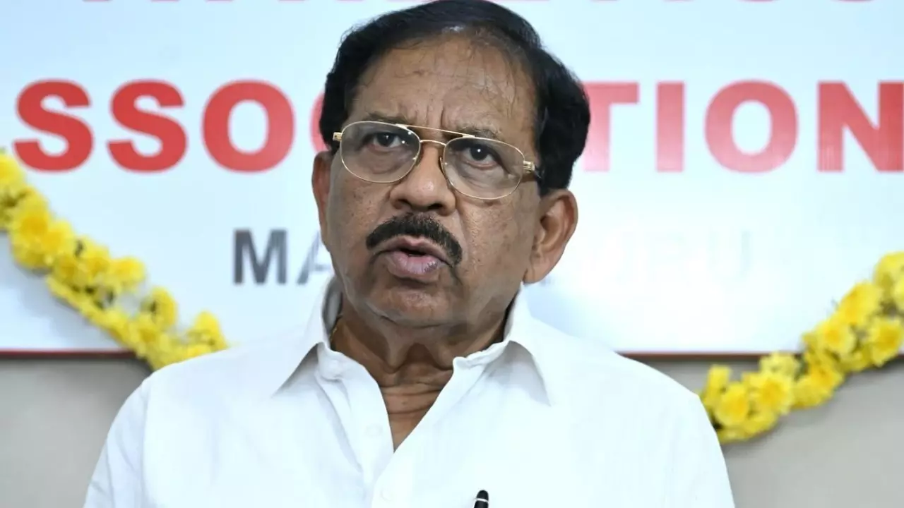 Karnataka Home Minister G Parameshwara