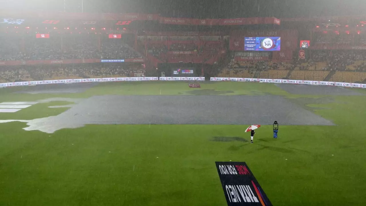 IPL 2025, M Chinnaswamy Stadium, Rain