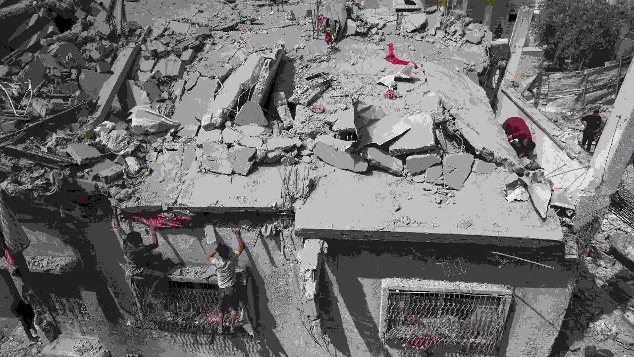 Israeli army strike in north Gaza