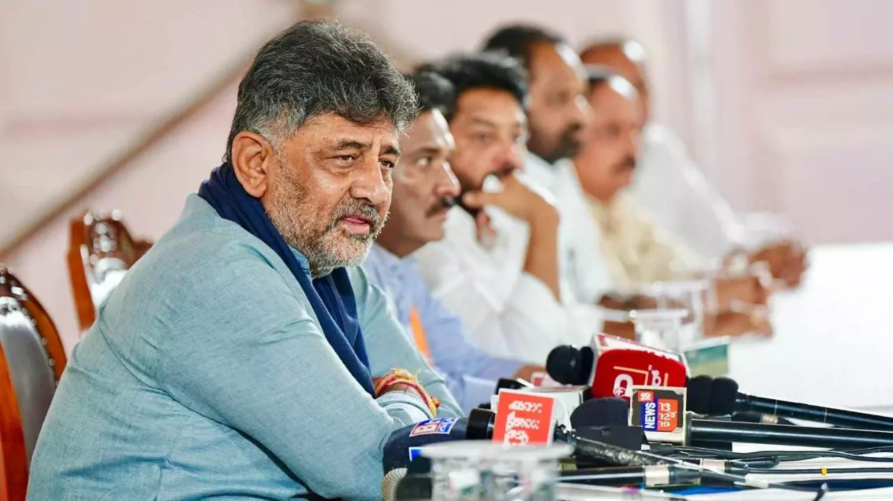 Karnataka Deputy Chief Minister DK Shivakumar Karnataka Deputy Chief Minister DK Shivakumar