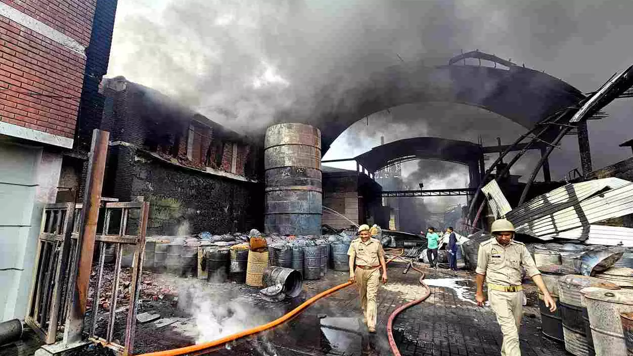 UP: 15 killed as storm triggers factory fire, leaves behind trail of destruction UP: 15 killed as storm triggers factory fire, leaves behind trail of destruction