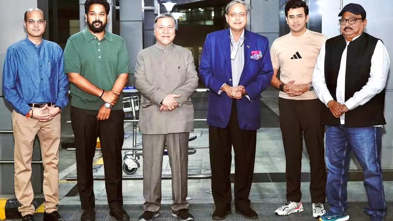 Will not be silenced by terrorism, says Tharoor as delegation leaves for 5-nation visit Will not be silenced by terrorism, says Tharoor as delegation leaves for 5-nation visit