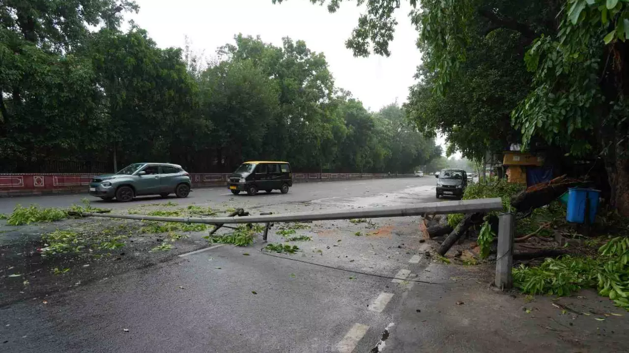 Delhi rains Delhi rains