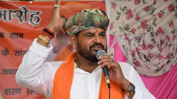 WFI President Brij Bhushan Sharan Singh, Delhi Police, Gonda