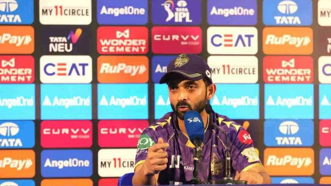 KKR captain Ajinkya Rahane