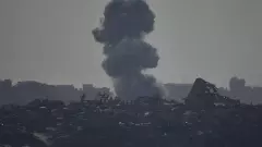 air strike in Gaza city