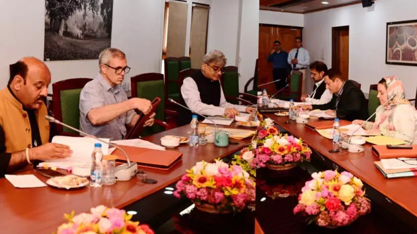 Cabinet meeting in Pahalgam