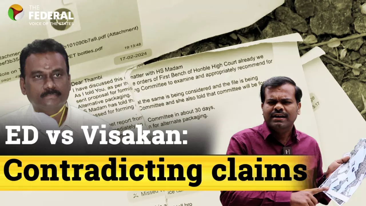 printouts of WhatsApp chats found outside the residence of TASMAC MD Visakan