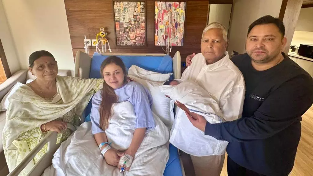 Bihar: Lalu Prasad and Rabri Devi name grandson ‘Iraj’