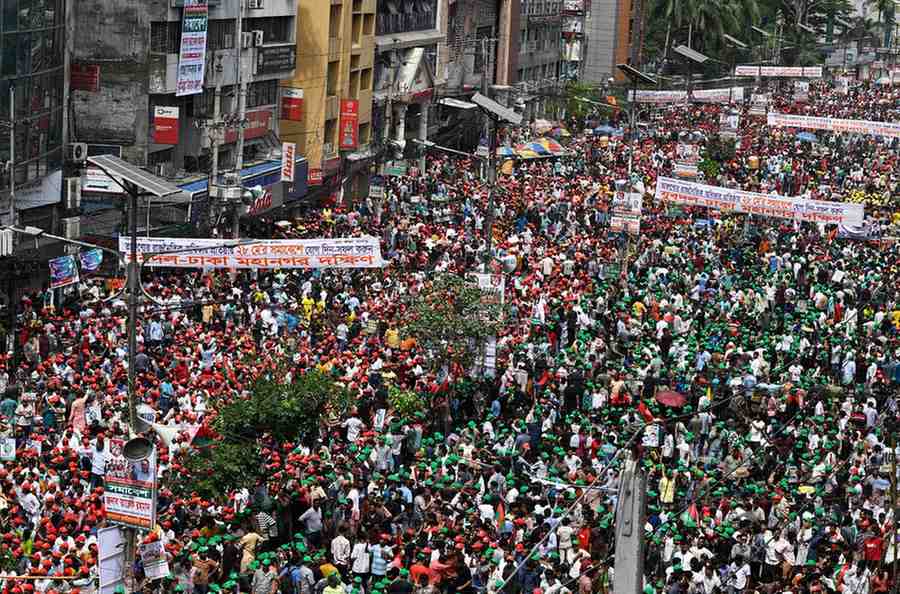Bangladesh: BNP stages massive rally demanding polls by December