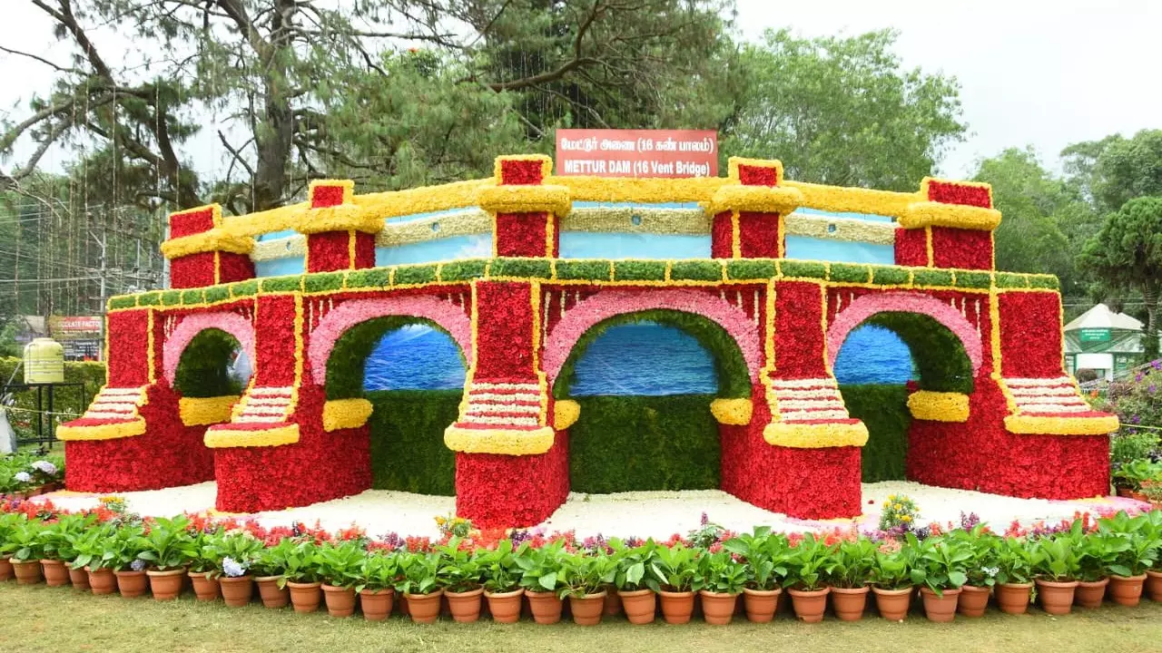 Tamil Nadu summe festival-flower show