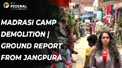 Delhi Municipal Corporation clears the slums to clean Barapullah drain