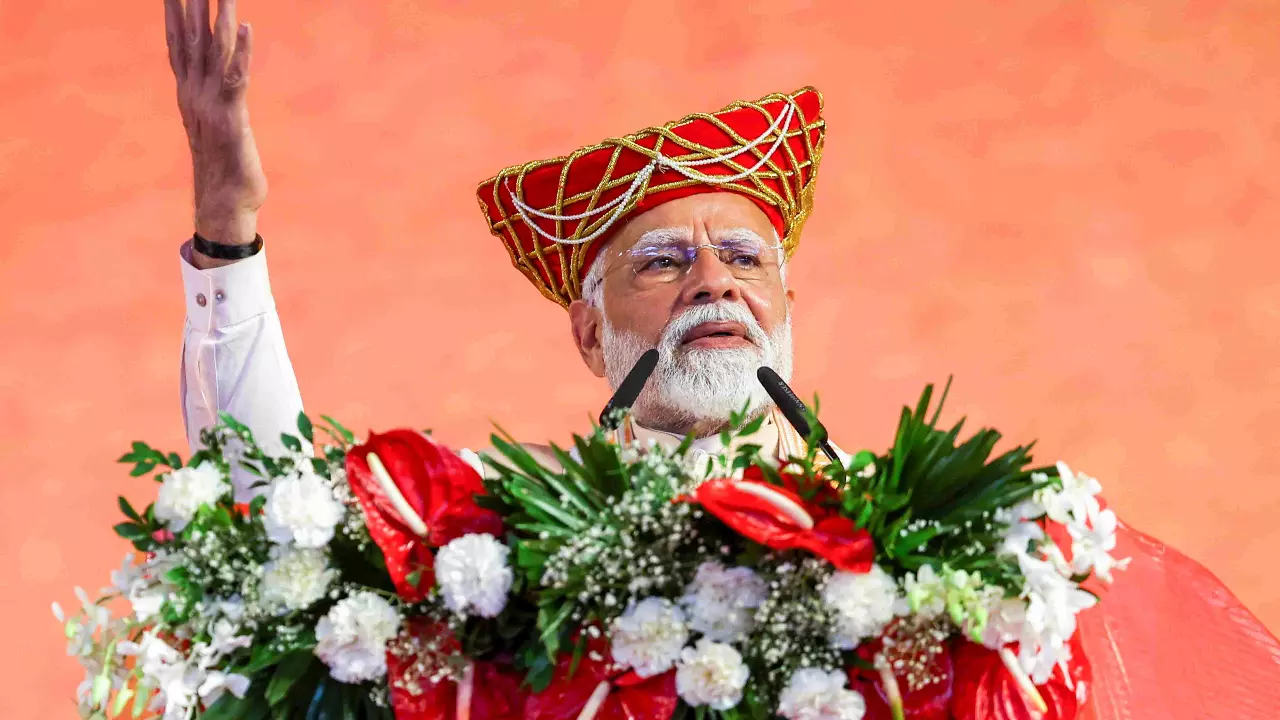 Prime Minister Narendra Modi in Bhopal