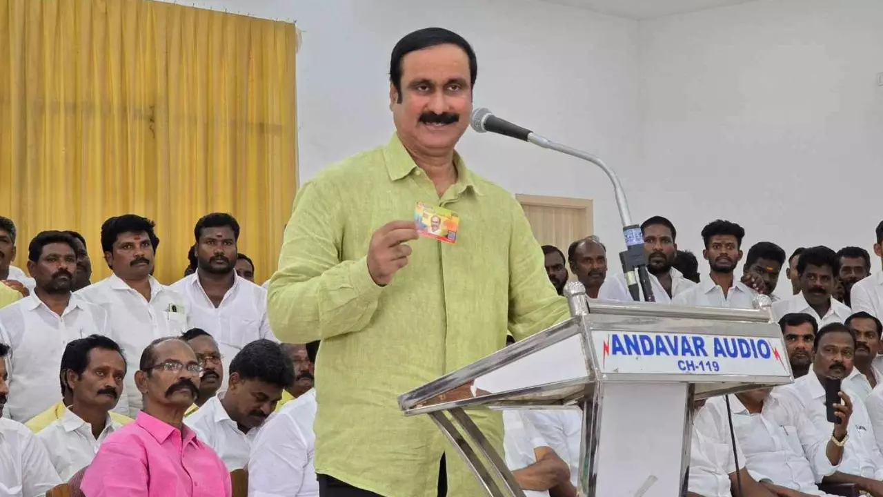 PMK President Anbumani Ramadoss