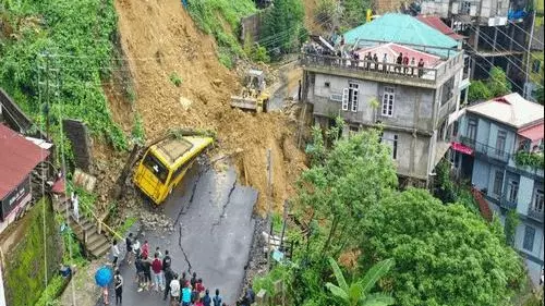 Landslide in Mizoram