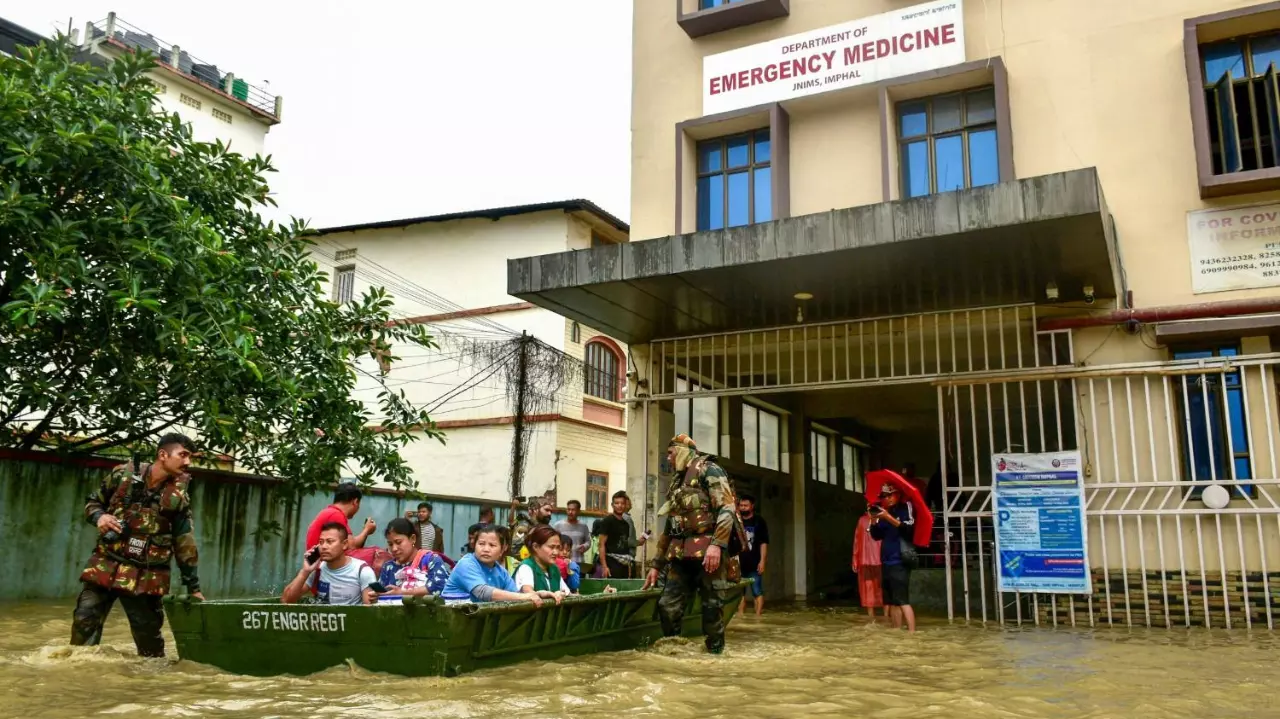 Manipur rains: 3,802 people affected, 883 houses damaged