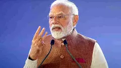 Prime Minister Narendra Modi addresses a gathering during Plenary Session of World Air Transport Summit