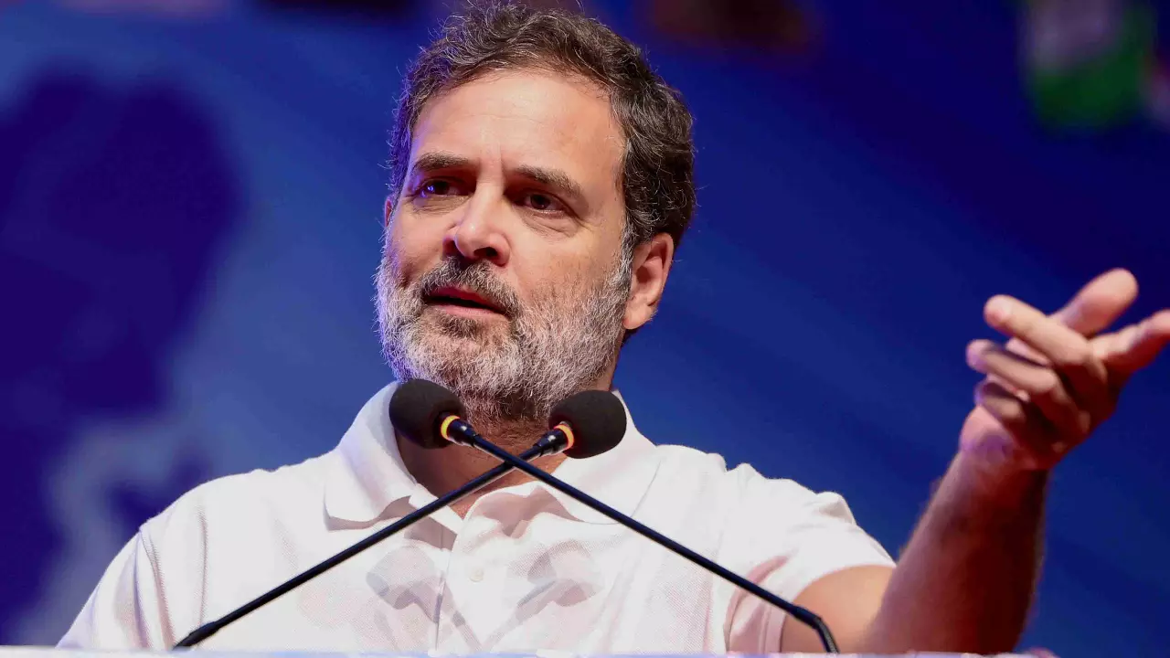 Rahul Gandhi in Bhopal