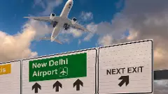 Busiest flight traffic routes in India