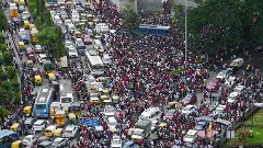 RCB fans in Bengaluru