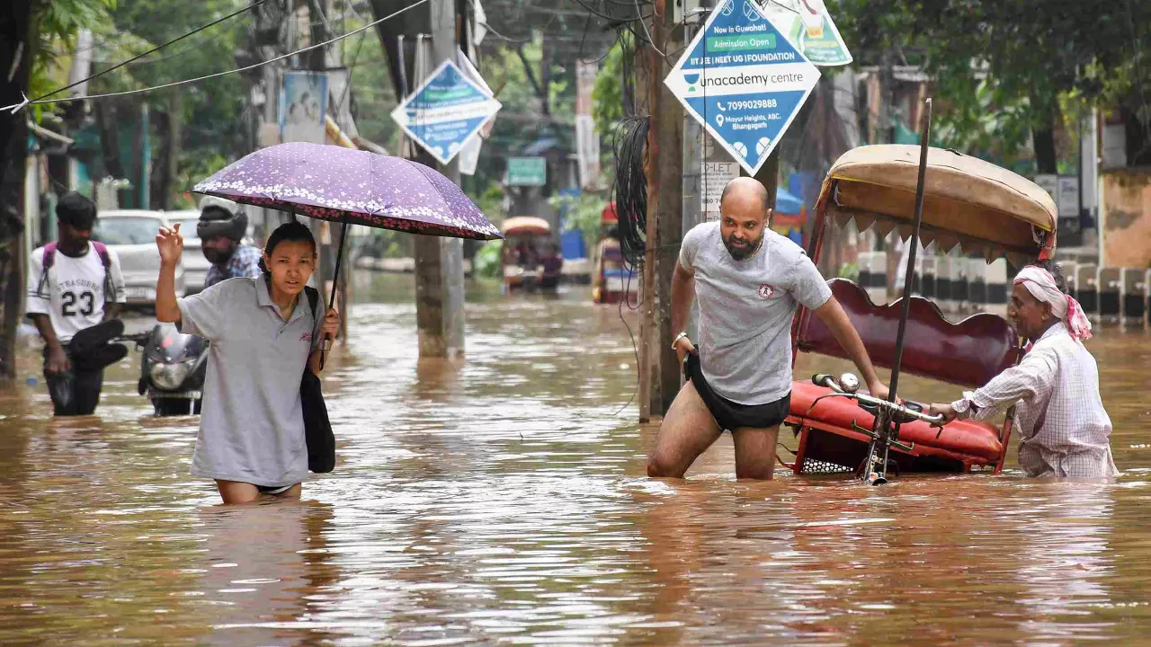 Assam: Number of flood-hit goes up to 7 lakh; rivers cross danger mark